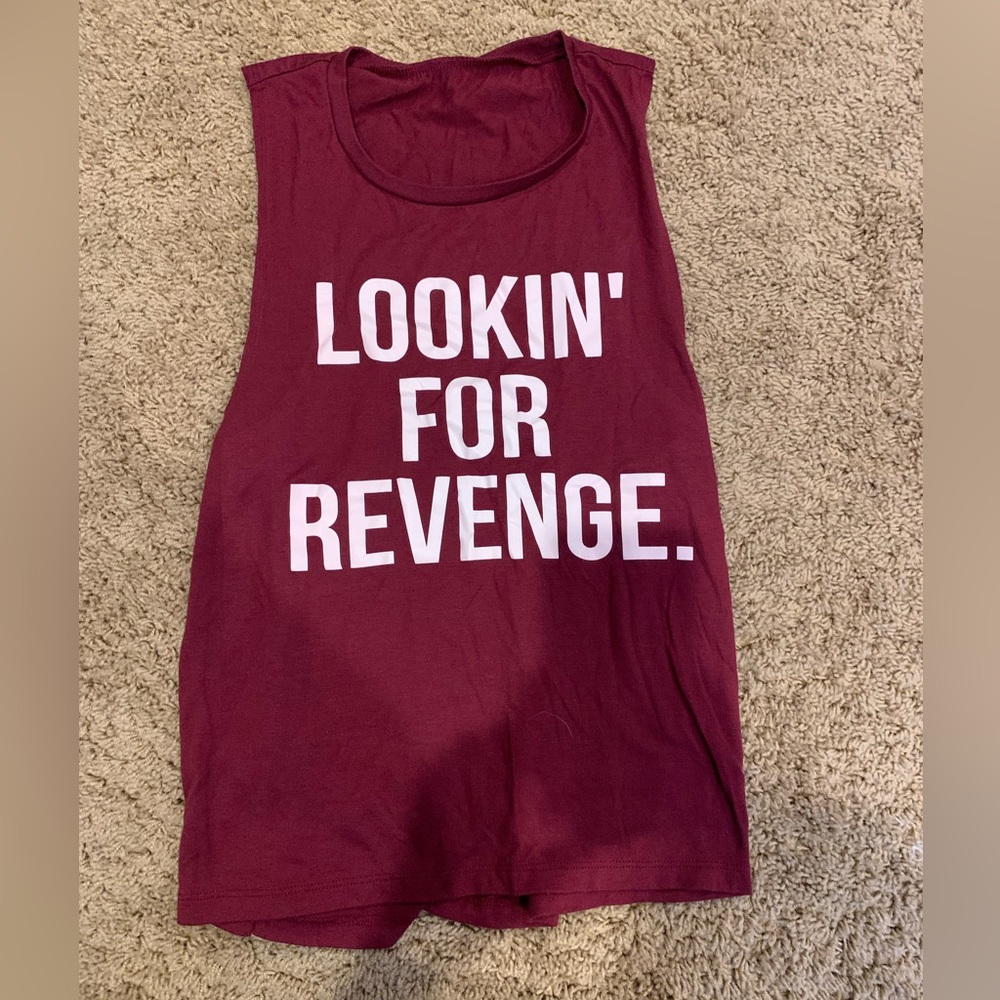 Small workout tank!
